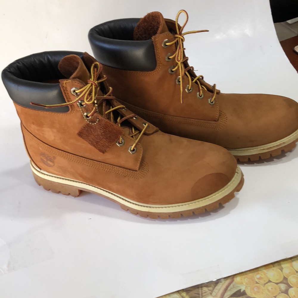 Timberland Waterproof Leather Men’s Boots Sz 11 - Picture 2 of 16